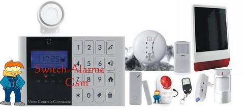 Page ensemble switch alarme